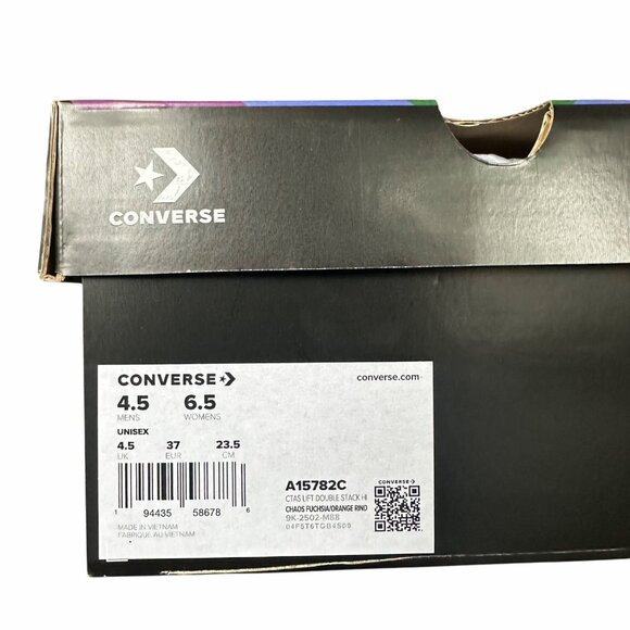 ⭐Converse Chuck Taylor All Star Platform Pride 6.5 Women's Shoes Leopard A15782C - Picture 9 of 10